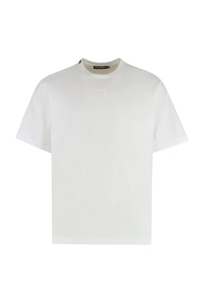 Dolce & Gabbana Classic Crew-neck T-shirt For Men In White