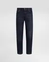 Dolce & Gabbana 5-pocket Jeans With Belt Loops And Contrast Stitching In Blue