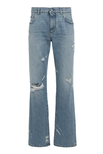 Dolce & Gabbana Classic Jeans In Denim In Blue