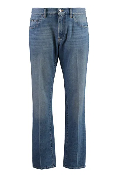 Dolce & Gabbana Classic Jeans In Navy