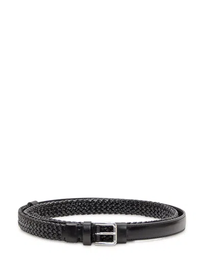 Dolce & Gabbana Classic Leather Belt In Nero