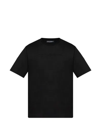 Dolce & Gabbana Classic Men's T-shirt For Spring/summer 2026 In Black