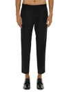 Dolce & Gabbana Men's Wool Trousers In Black