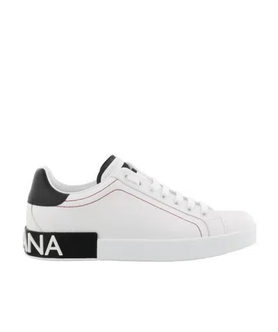 DOLCE & GABBANA DOLCE  GABBANA PORTOFINO LACE-UP SNEAKERS