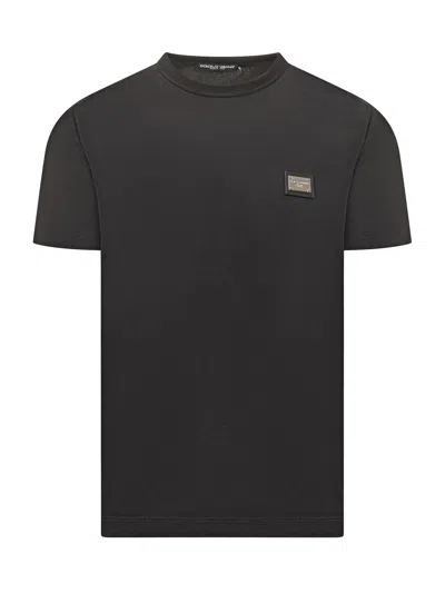 Dolce & Gabbana Classic Short Sleeve T-shirt In Black