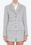 Dolce & Gabbana Classic Single-breasted Blazer In Gray