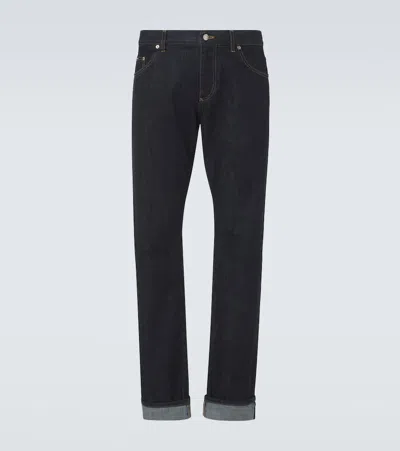 Dolce & Gabbana Classic Straight Jeans In Blau