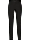 Dolce & Gabbana Classic Stretch Tailored Trousers In Black