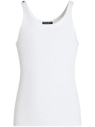 Dolce & Gabbana Classic Tank Top In White