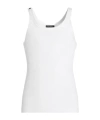 Dolce & Gabbana Jersey Tank Top In White