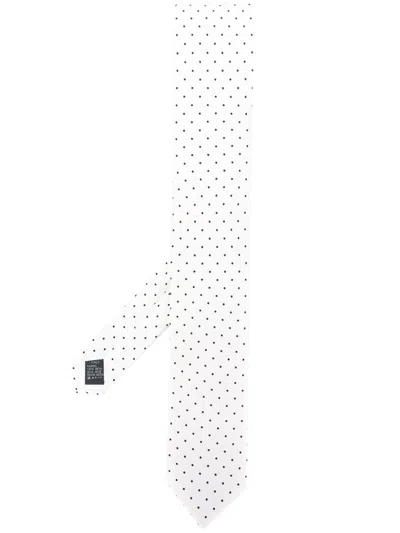 Dolce & Gabbana Classic Tie In White