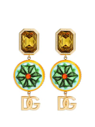 Dolce & Gabbana Clip Earrings In Gold