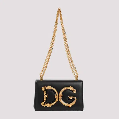 Dolce & Gabbana Clutch Dg Girls In Black