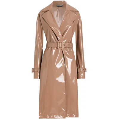 Dolce & Gabbana Coat In Neutral