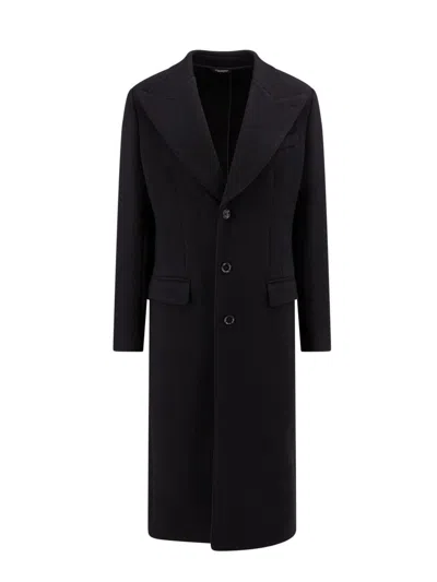 Dolce & Gabbana Coat In Black