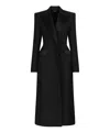 Dolce & Gabbana Double-breasted Coat In Black