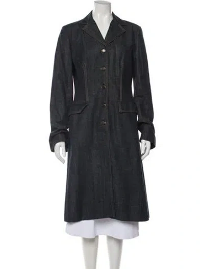 Pre-owned Dolce & Gabbana Coat In Blue
