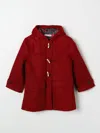 Dolce & Gabbana Hooded Duffle Coat In Red