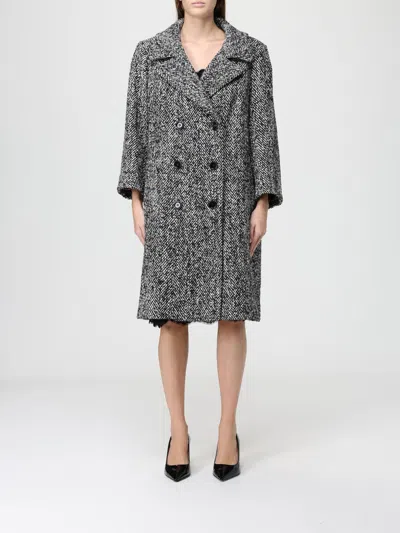 DOLCE & GABBANA COAT DOLCE & GABBANA WOMAN COLOR BLACK,H35225002