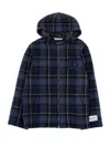 Dolce & Gabbana Check-pattern Hooded Jacket In Multi