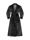 Dolce & Gabbana Double-breasted Long Coat In Nero