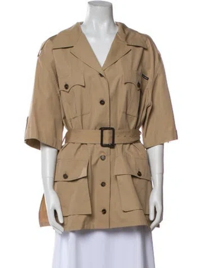Pre-owned Dolce & Gabbana Coat In Neutral