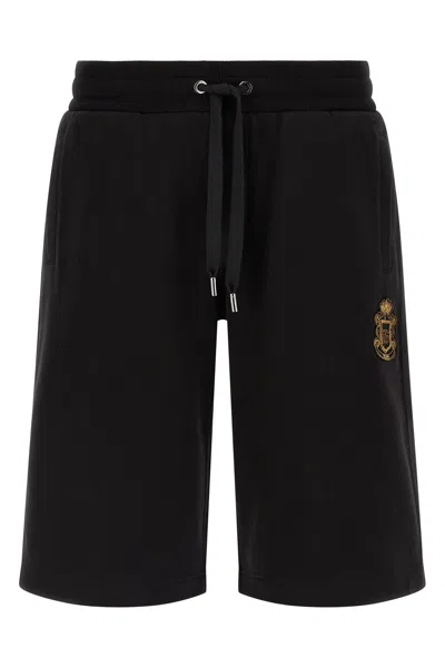 Dolce & Gabbana Coat Of Arms Bermuda Shorts Bermuda And Short Black