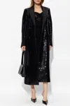 Dolce & Gabbana Peak-lapel Double-breasted Coat In Black