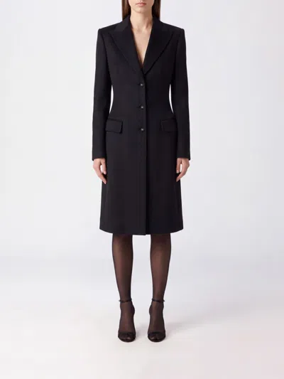 Dolce & Gabbana Coat Woman Color Black