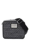 DOLCE & GABBANA DOLCE & GABBANA COATED JACQUARD MESSENGER BAG MEN