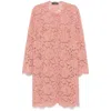 Dolce & Gabbana Collarless Lace Floral Patch Pockets Coat