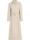 Dolce & Gabbana Over Cotton Beige Trench Coat