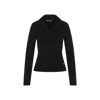 Dolce & Gabbana Black Notched Collar Blazer In Black