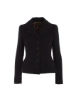 Dolce & Gabbana Single-breasted Wool Blazer In Black