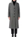 Dolce & Gabbana Chic Herringbone Pattern Jacket For Women In Black Melange