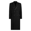 Dolce & Gabbana Unlined Double-breasted Coat In Black