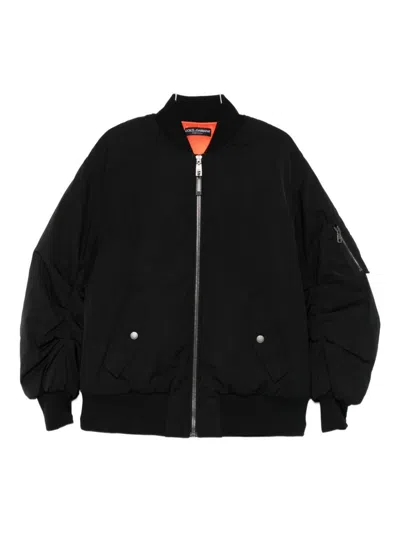 DOLCE & GABBANA DOLCE & GABBANA COATS BLACK