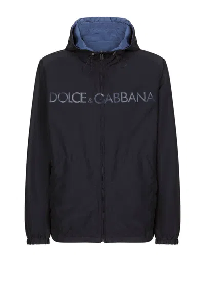 Dolce & Gabbana Coats In Blue