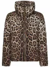 Dolce & Gabbana Down Jacket In Brown
