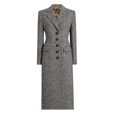 Dolce & Gabbana Coats In Gray