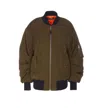 Dolce & Gabbana Down Jacket With Crewneck And Pockets In Green