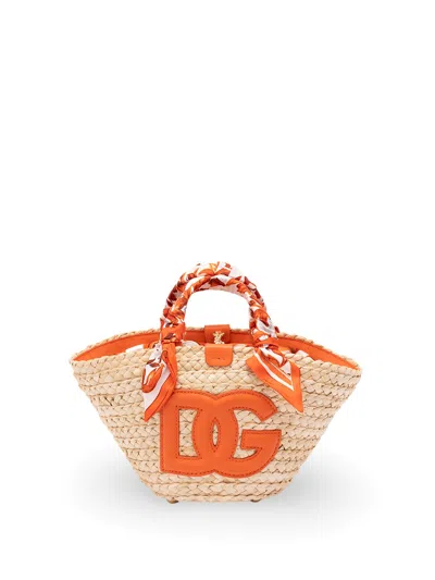 Dolce & Gabbana `coffa` Bag In Yellow