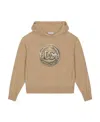 Dolce & Gabbana Hoodie With Coin Print In Nude