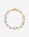 Dolce & Gabbana Interlock Logo Monogram Choker In Multicolor