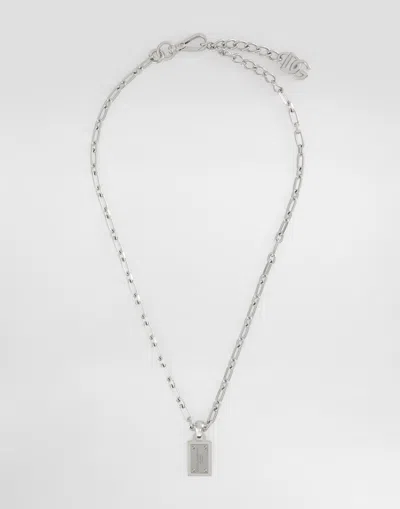 Dolce & Gabbana Collana In Silver