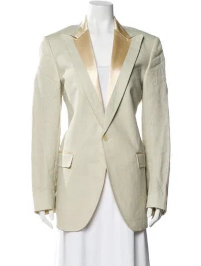 Pre-owned Dolce & Gabbana Colorblock Pattern Blazer In Neutral
