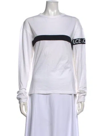 Pre-owned Dolce & Gabbana Colorblock Pattern Crew Neck Sweatshirt In Multi