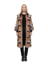 Dolce & Gabbana Colorblocked Wool-blend Coat In Multi