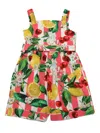 Dolce & Gabbana Colorful Jumpsuit In Yellow