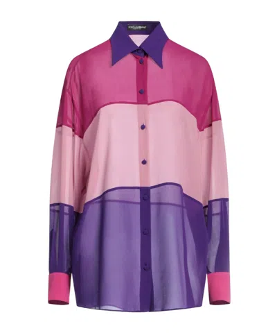 Dolce & Gabbana Colorful Patterned Shirt In Multi